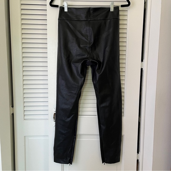 NWT Honeylove Vegan Faux Leather Leggings Shapewear | Black | M - Picture 9 of 14